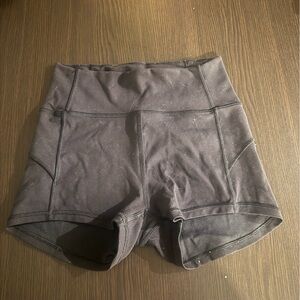 Black Lululemon Athletic Shorts 2 inch Inseam Size 4